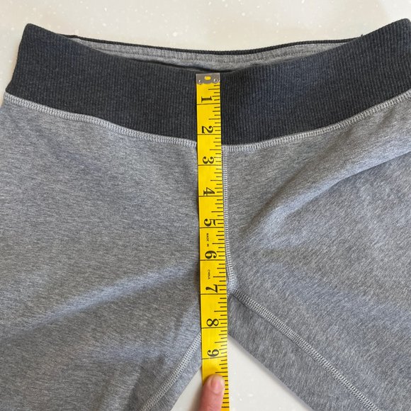 Ivivva Ribbed Cotton Blend Pants in Heathered Gray, Girls 14 - Picture 7 of 10